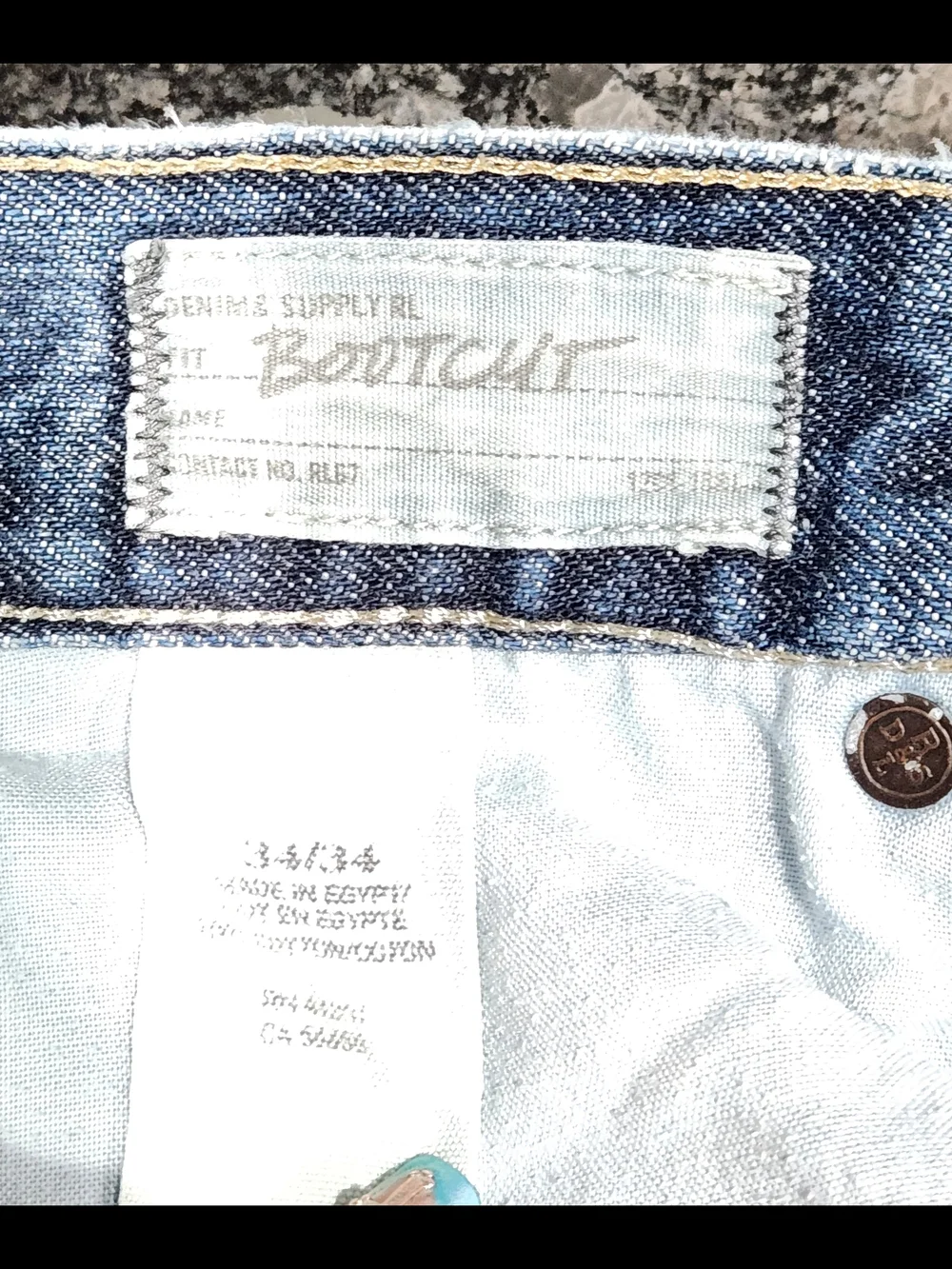 Denim & Supply Ralph Lauren Men's Blue Boot Cut Jeans